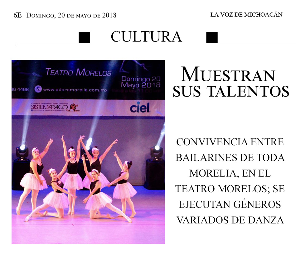 Academia de Baile Adara - Academia en Morelia, Michoacán - Vista 5 de 8 de las instalaciones de la academia
