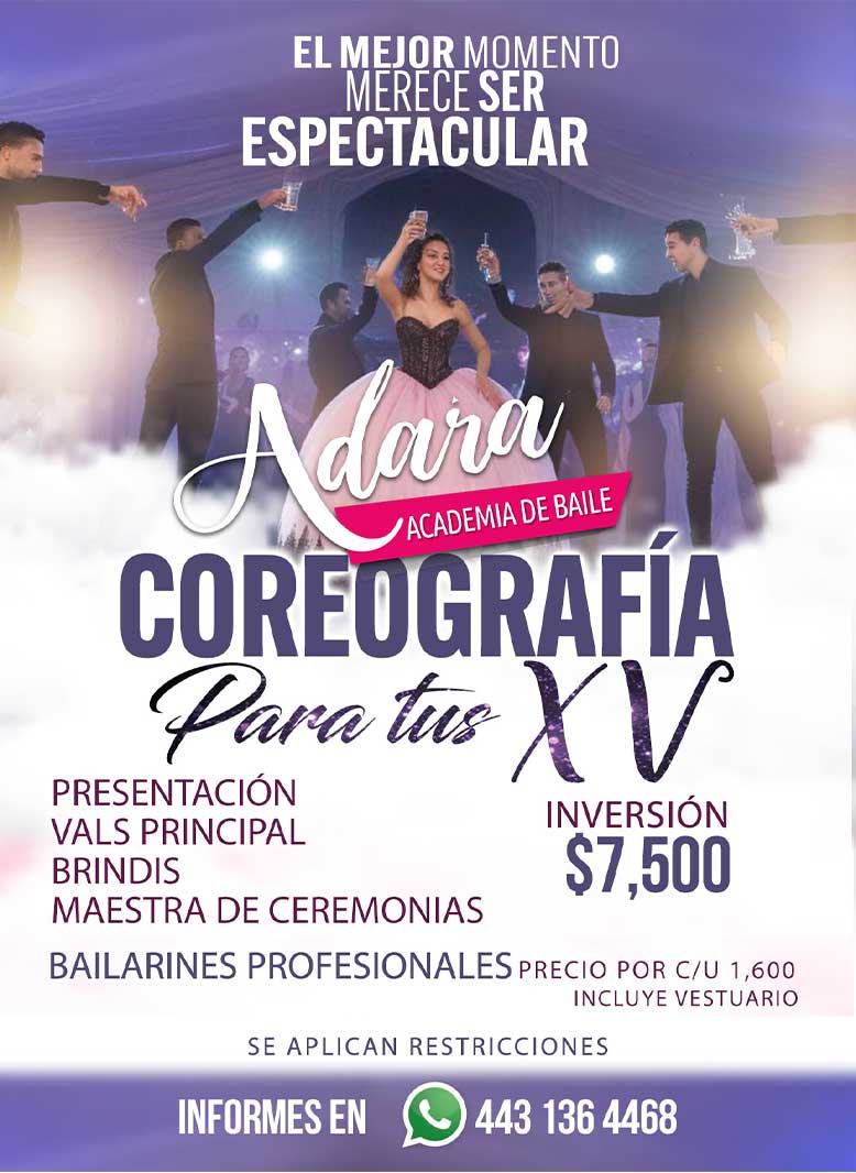 Academia de Baile Adara - Academia en Morelia, Michoacán - Vista 6 de 8 de las instalaciones de la academia