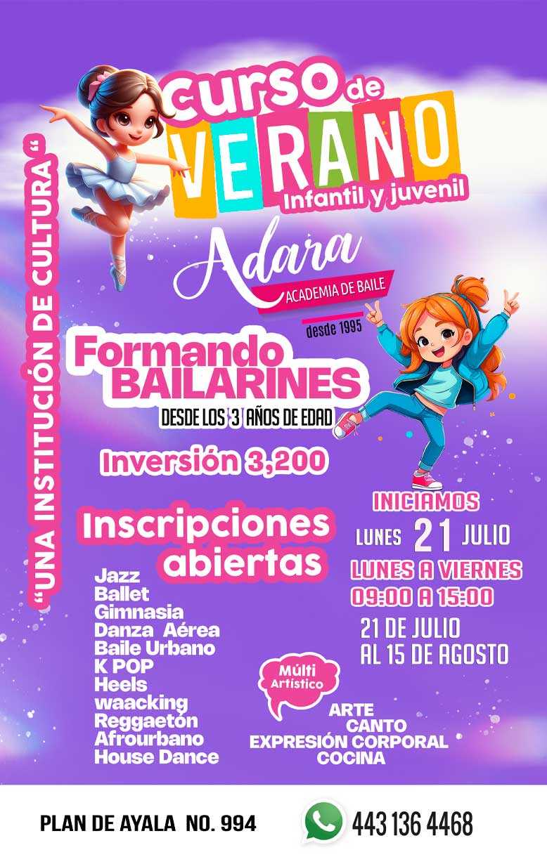 Academia de Baile Adara - Academia en Morelia, Michoacán - Vista 7 de 8 de las instalaciones de la academia