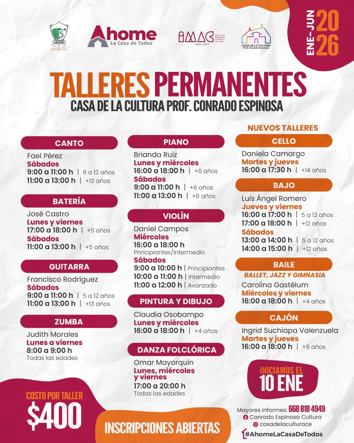 Instituto Municipal de Arte y Cultura de Ahome (IMAC Ahome) - Escuela deportiva en Los Mochis, Sinaloa - Vista 5 de 7 de las instalaciones de la academia