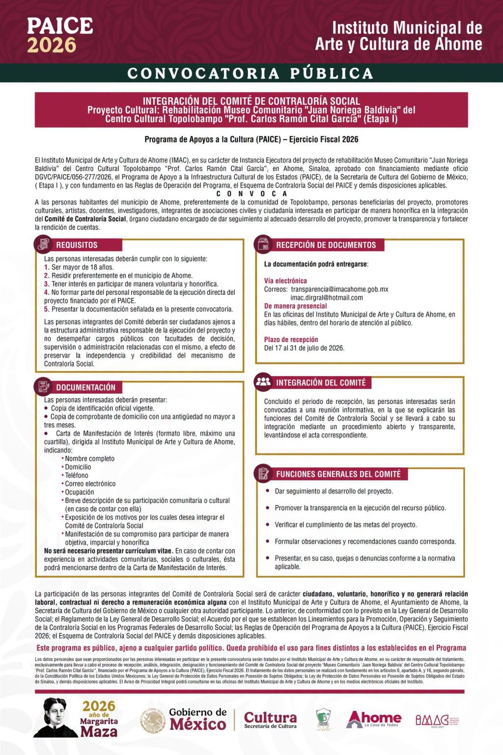 Instituto Municipal de Arte y Cultura de Ahome (IMAC Ahome) - Escuela deportiva en Los Mochis, Sinaloa - Vista 6 de 7 de las instalaciones de la academia